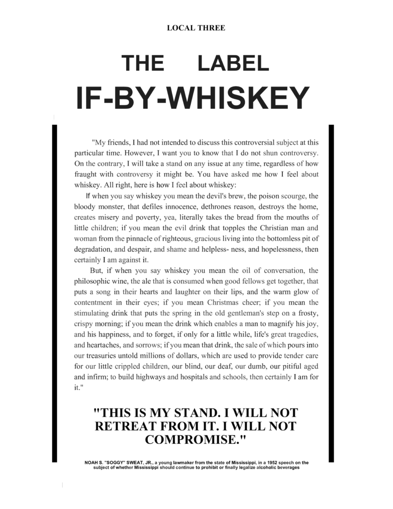 L3 Whiskey Book Pg1